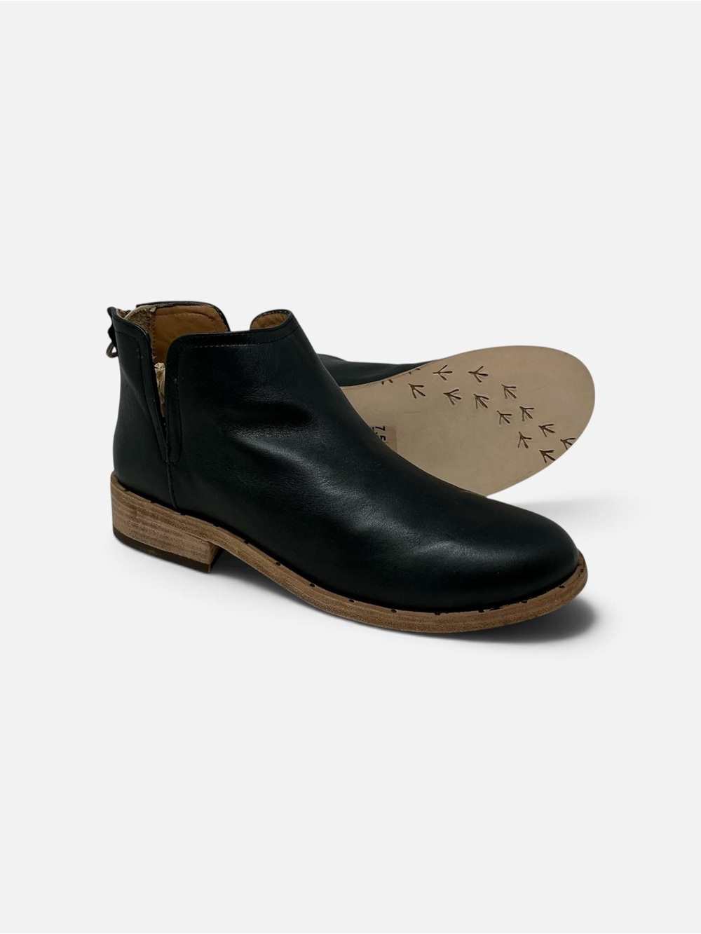🆕BEEK Falcon Leather Black Ankle Bootie Boots Size 7.5 NIB